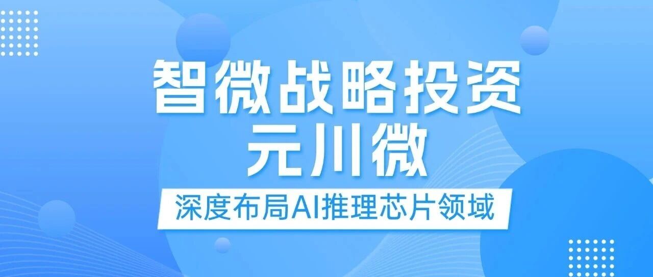 乐竞在线注册-乐竞（中国）智能战略投资元川微， 加码边缘及端侧AI推理赛道